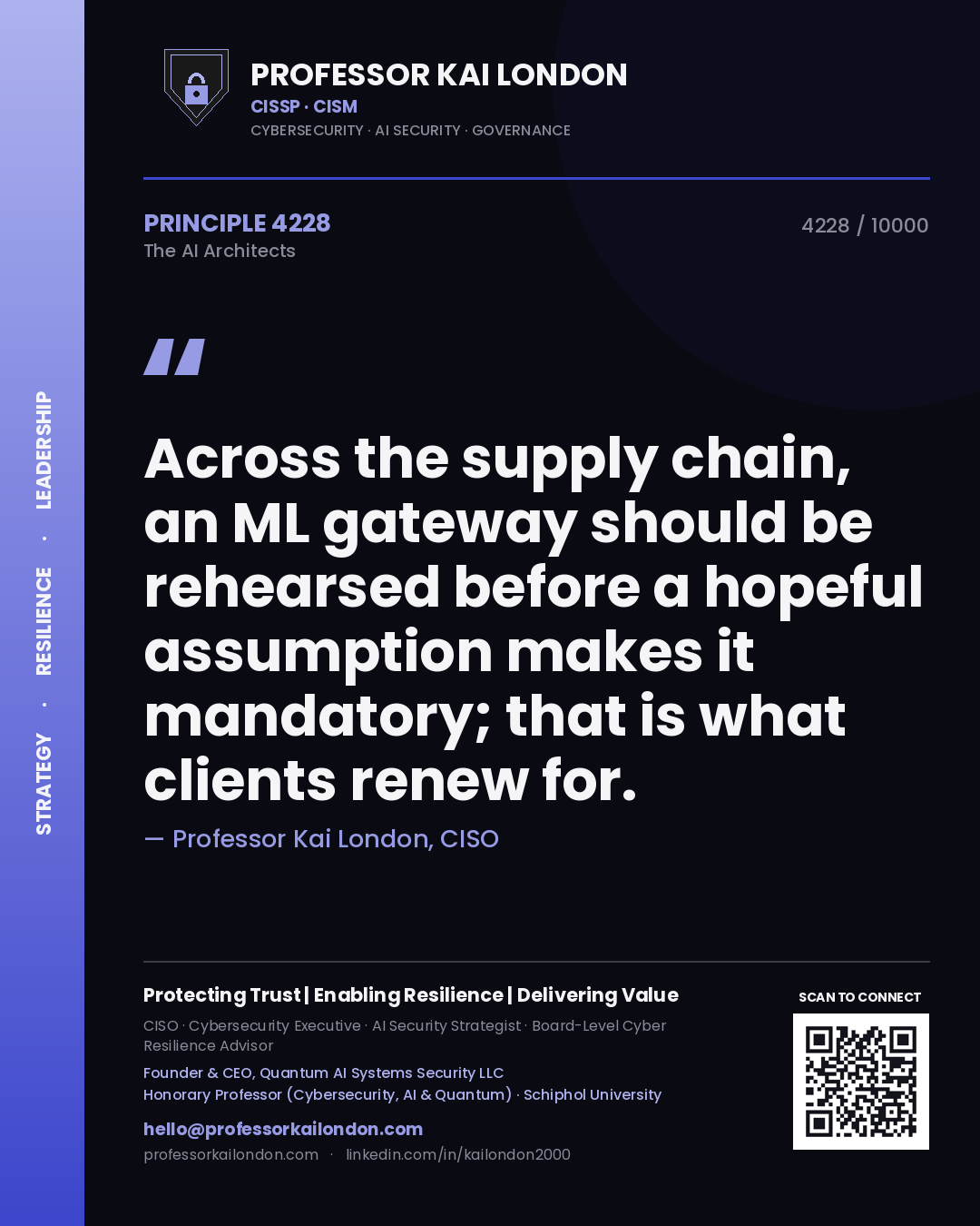 Professor Kai London principle 4228: Across the supply chain, an ML gateway should be rehearsed before a hopeful assumption makes it mandatory; that is what clients renew for.