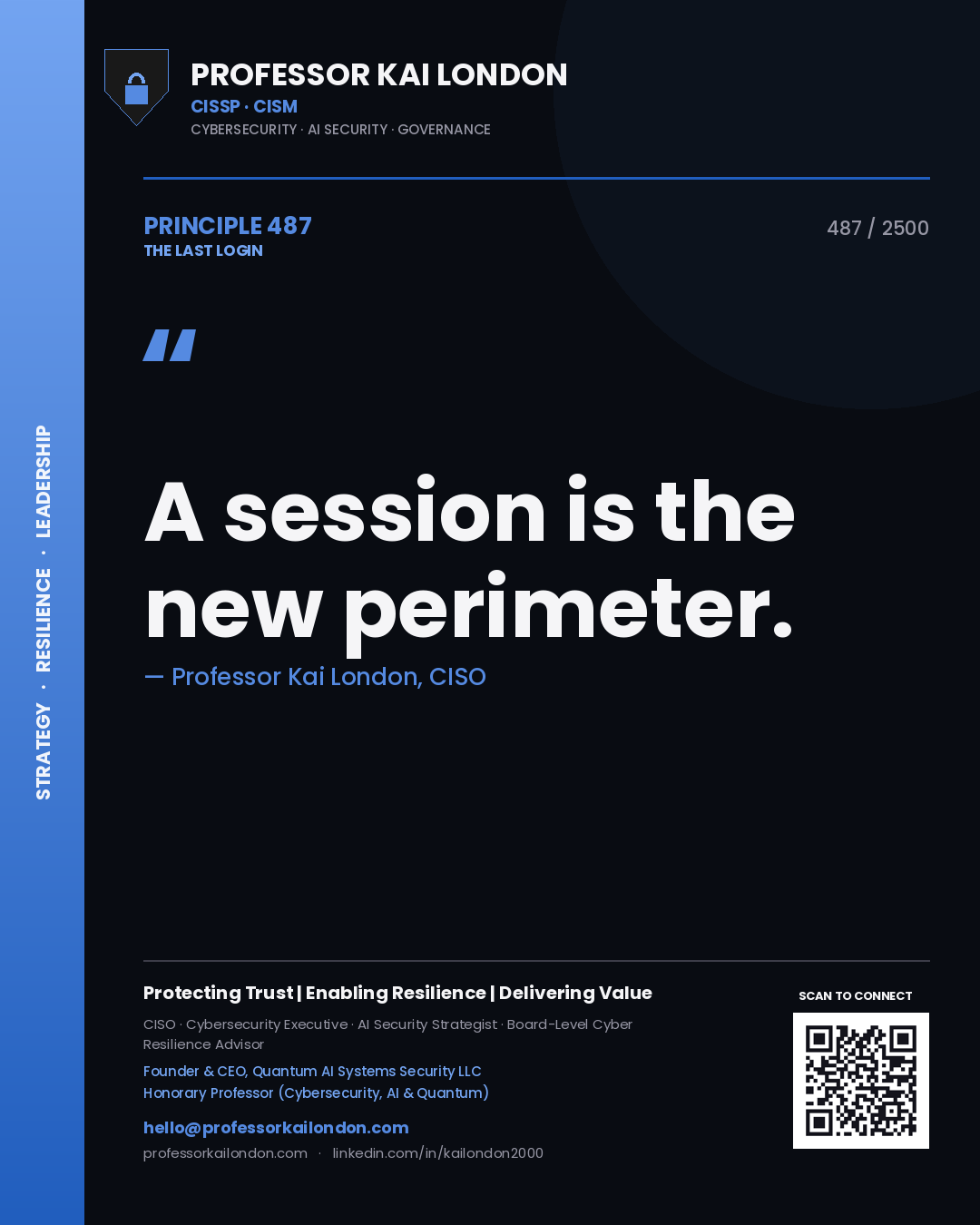 Professor Kai London principle 487: A session is the new perimeter.